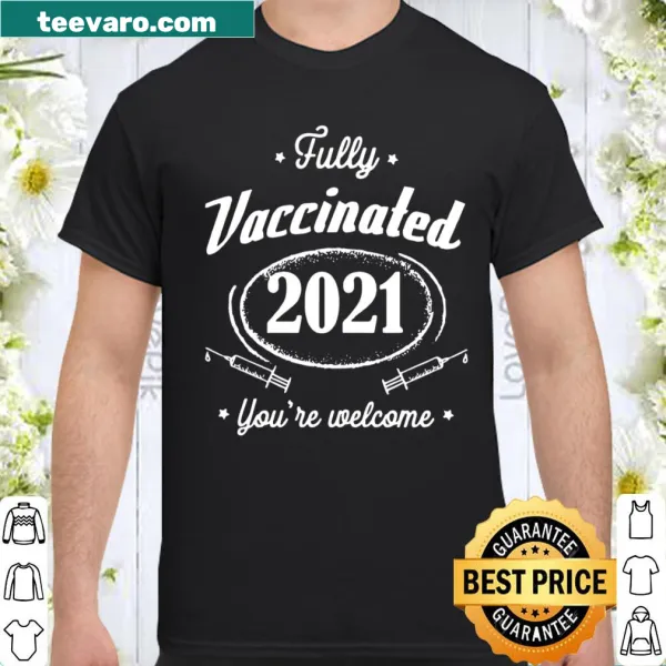 Vintage-style shirt with the phrase 'Voll geimpftes 2021'