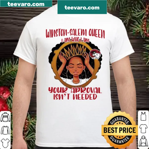 Empowering shirt for women with affirming text about self-identity