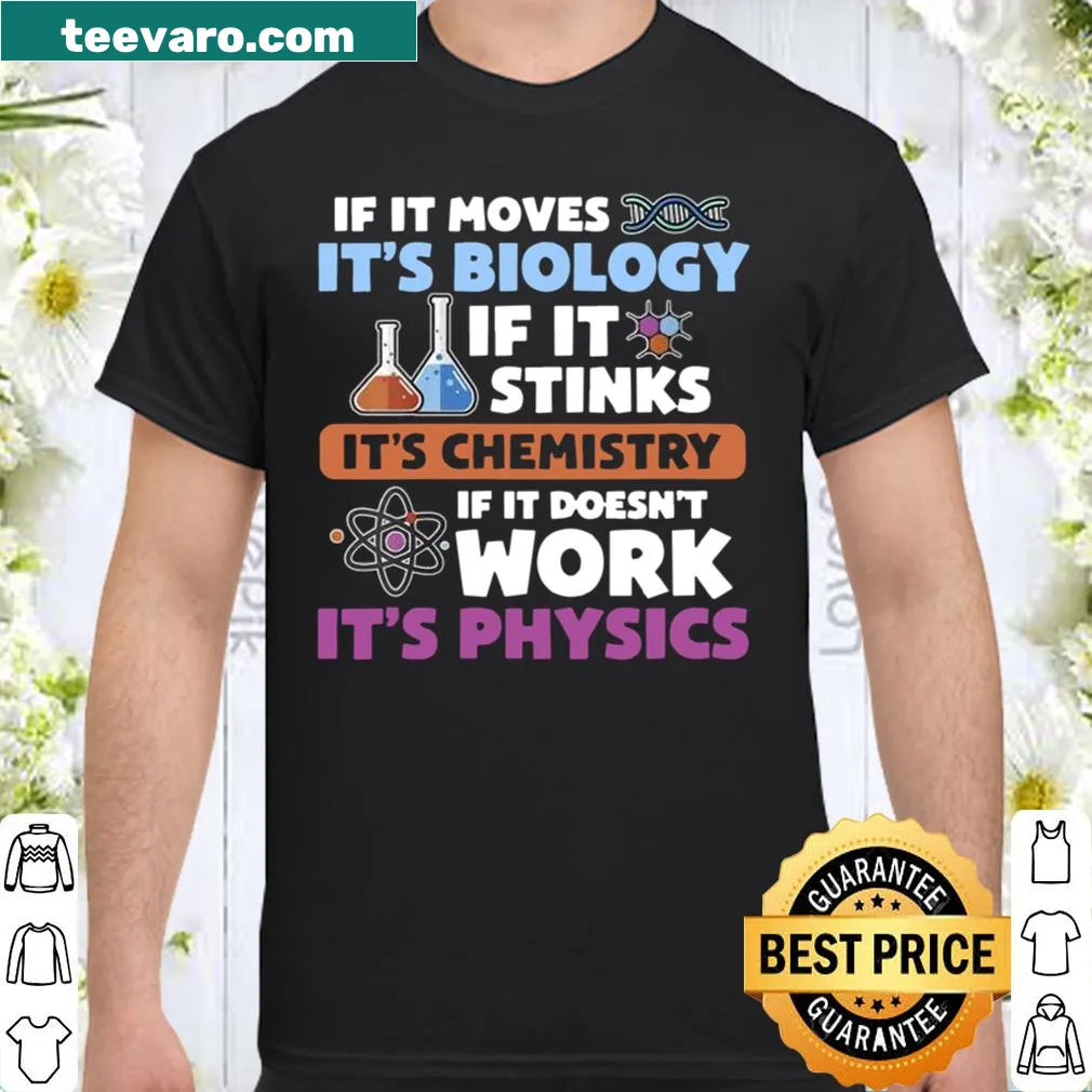 T-shirt featuring science-themed graphics for female teachers