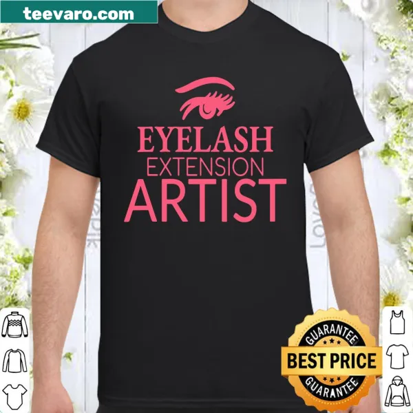 Illustration of eyelashes with text celebrating eyelash extension artists