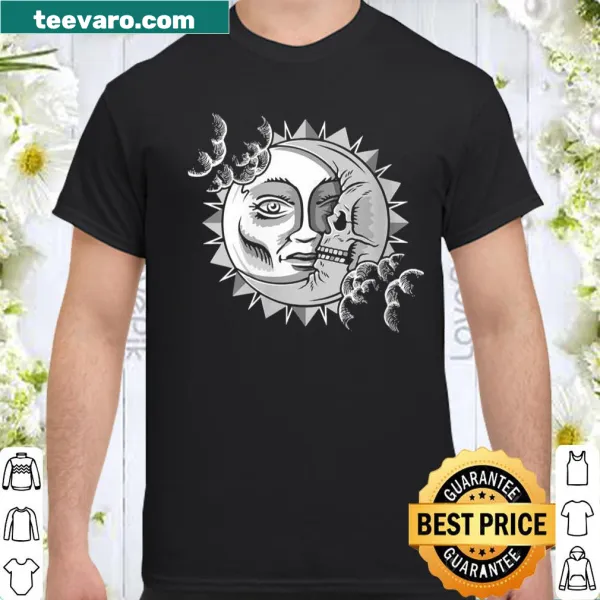 Illustrated mandala design featuring sun and moon for astrology fans