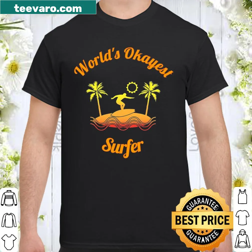 Funny surfer shirt with playful text
