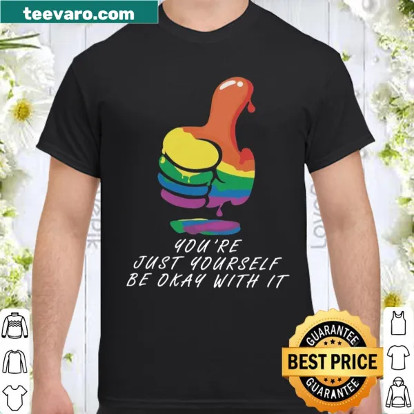 Shirt promoting self-acceptance with encouraging phrase