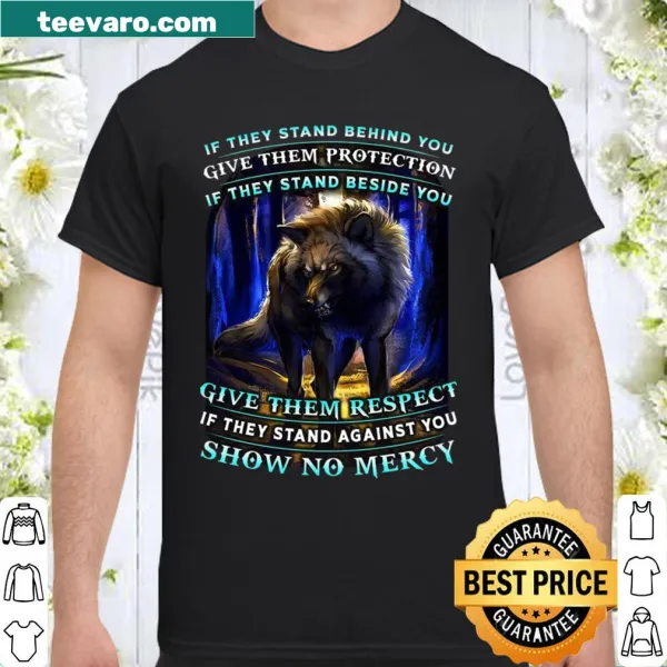 Inspirational lion design with text on a t-shirt