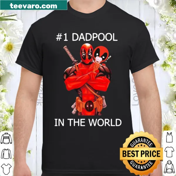 Humorous shirt with #1 Dadpool text