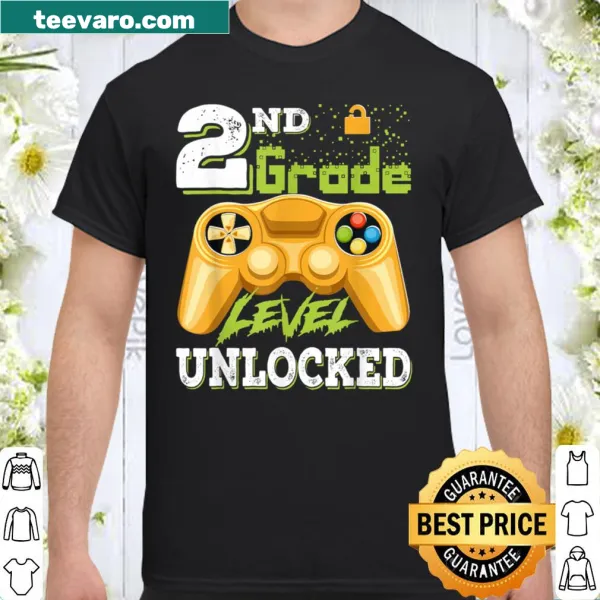 Video game-themed second grade shirt for boys