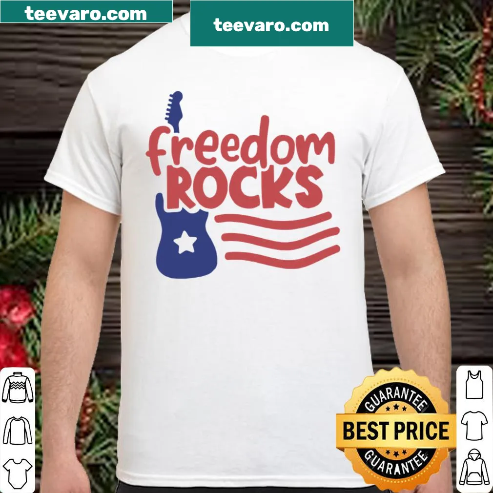 Shirt with a patriotic design for celebrating Fourth of July.