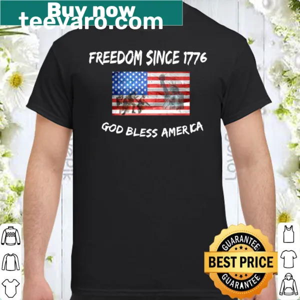 Simple Independence Day themed shirt for July 4th