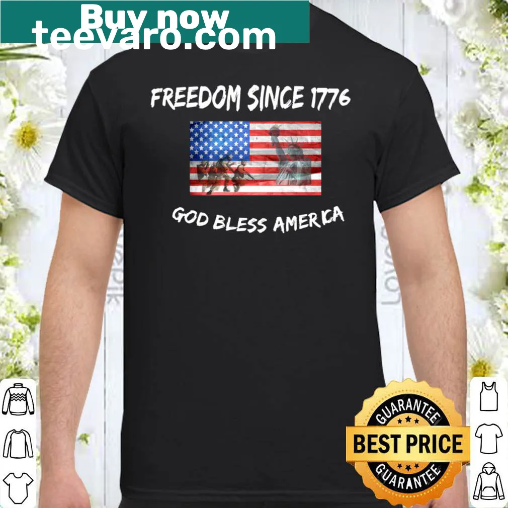 Simple Independence Day themed shirt for July 4th