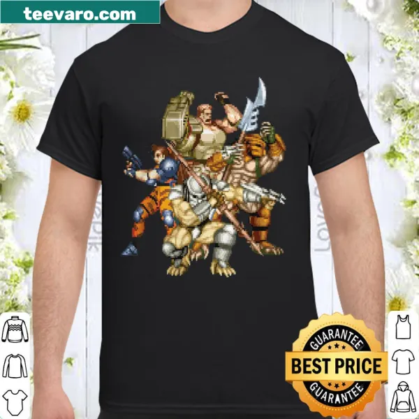 Graphic shirt featuring AVP heroes