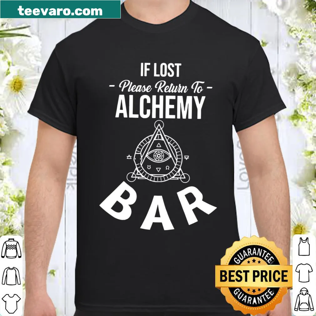 Shirt showcasing an alchemy theme for enthusiasts