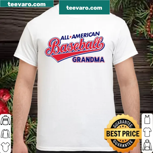 Baseball-themed shirt for grandmas with proud text