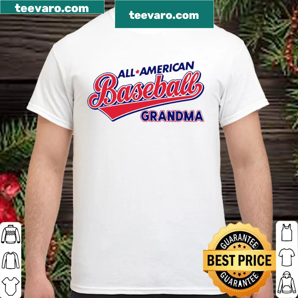 Baseball-themed shirt for grandmas with proud text