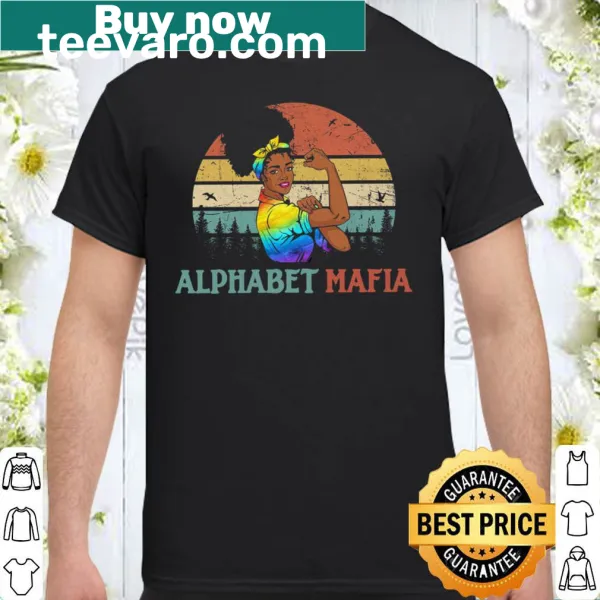 Vintage-style shirt with Gay Pride flag, celebrating LGBTQ community.
