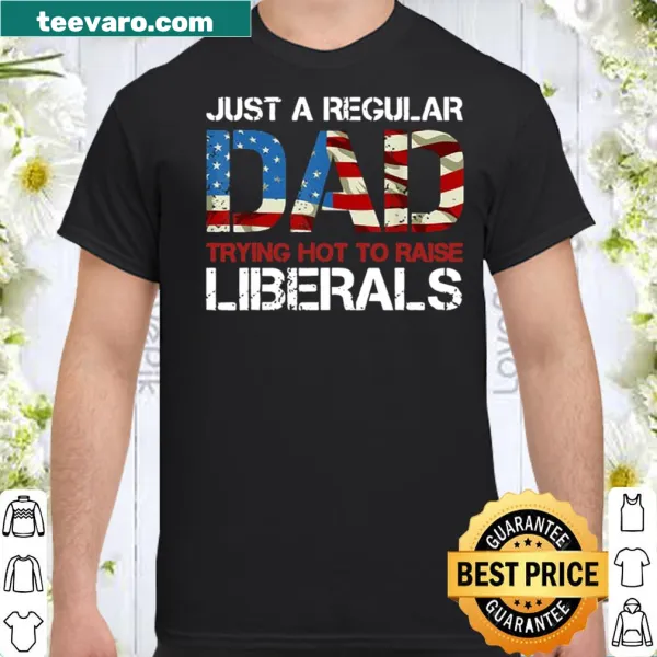 Funny Dad shirt with American flag and political humor