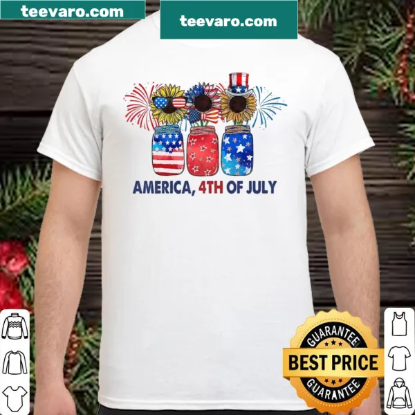 Patriotic shirt celebrating 4th of July