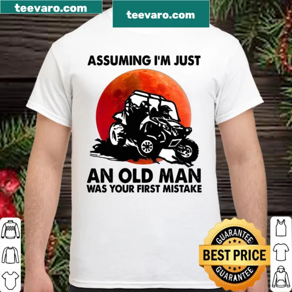 Funny shirt for men challenging age assumptions