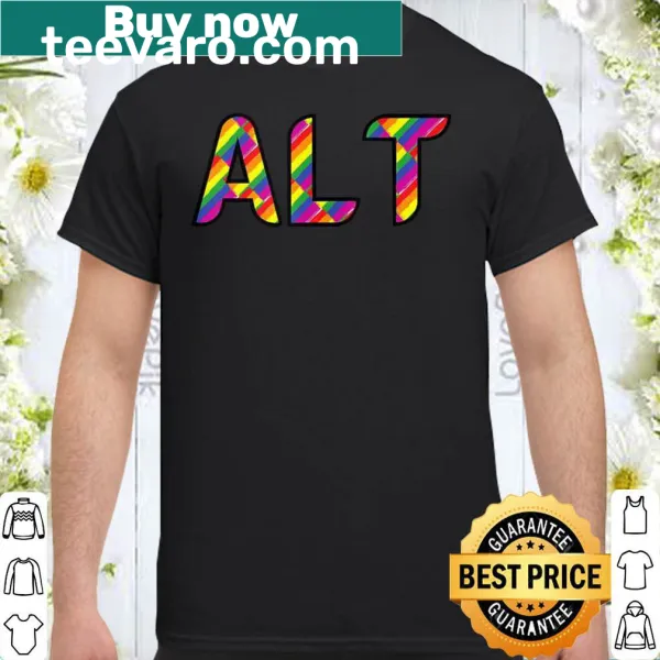 Pride-themed Atlanta Destination shirt with bold text celebrating LGBTQ+ identity.