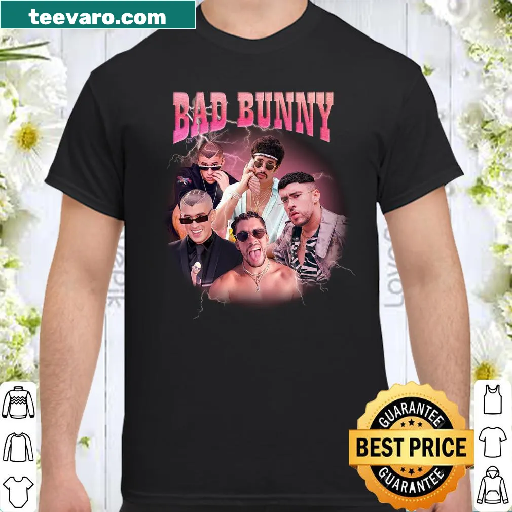 Fun shirt featuring a phrase related to Bad Bunny