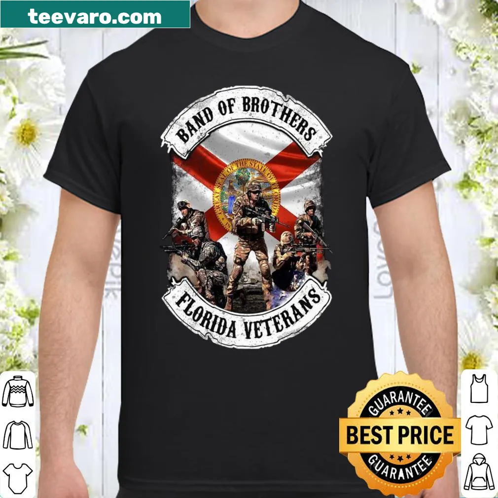 Tribute shirt for veterans with 'Band of Brothers' text