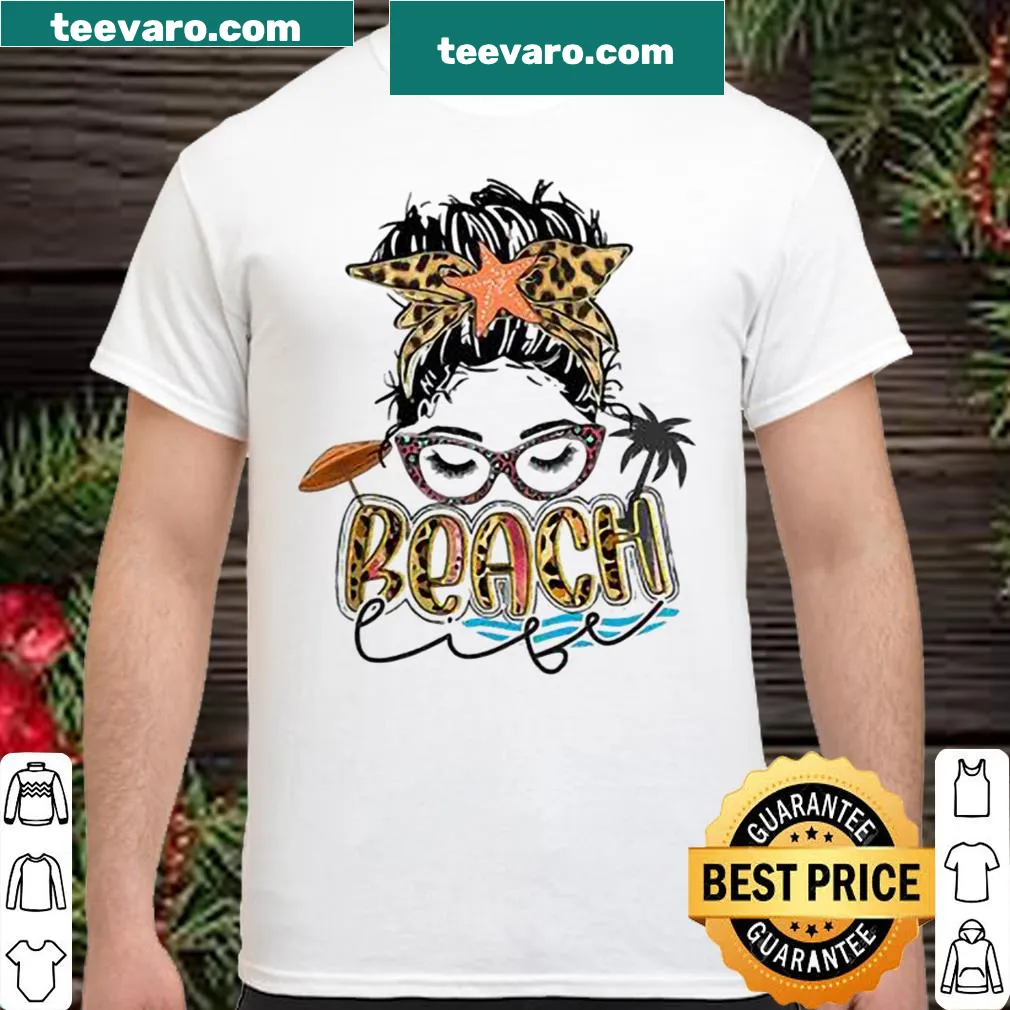 Graphic shirt celebrating beach life and summer vibes