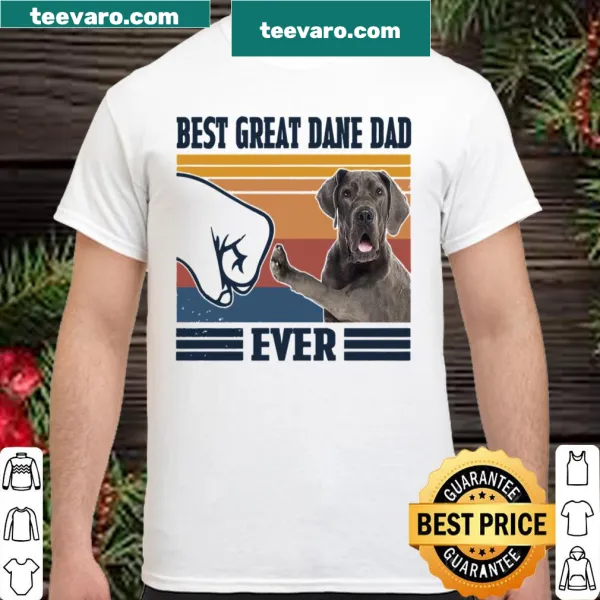 Shirt for Great Dane dads with playful typography
