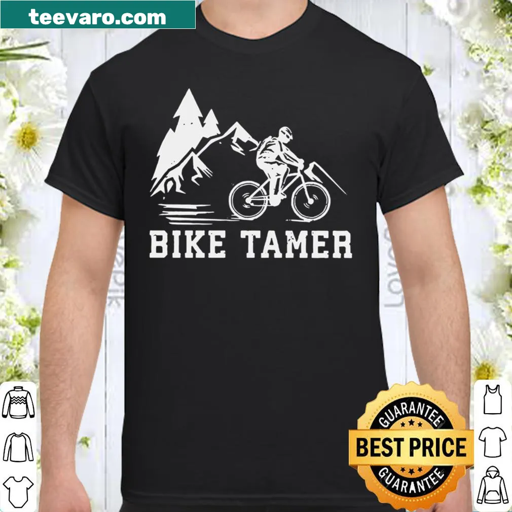 Playful Bike Tamer mountain biking t-shirt design