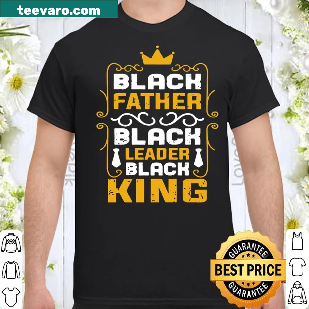 Bold shirt reading 'Black Fathers Matter'