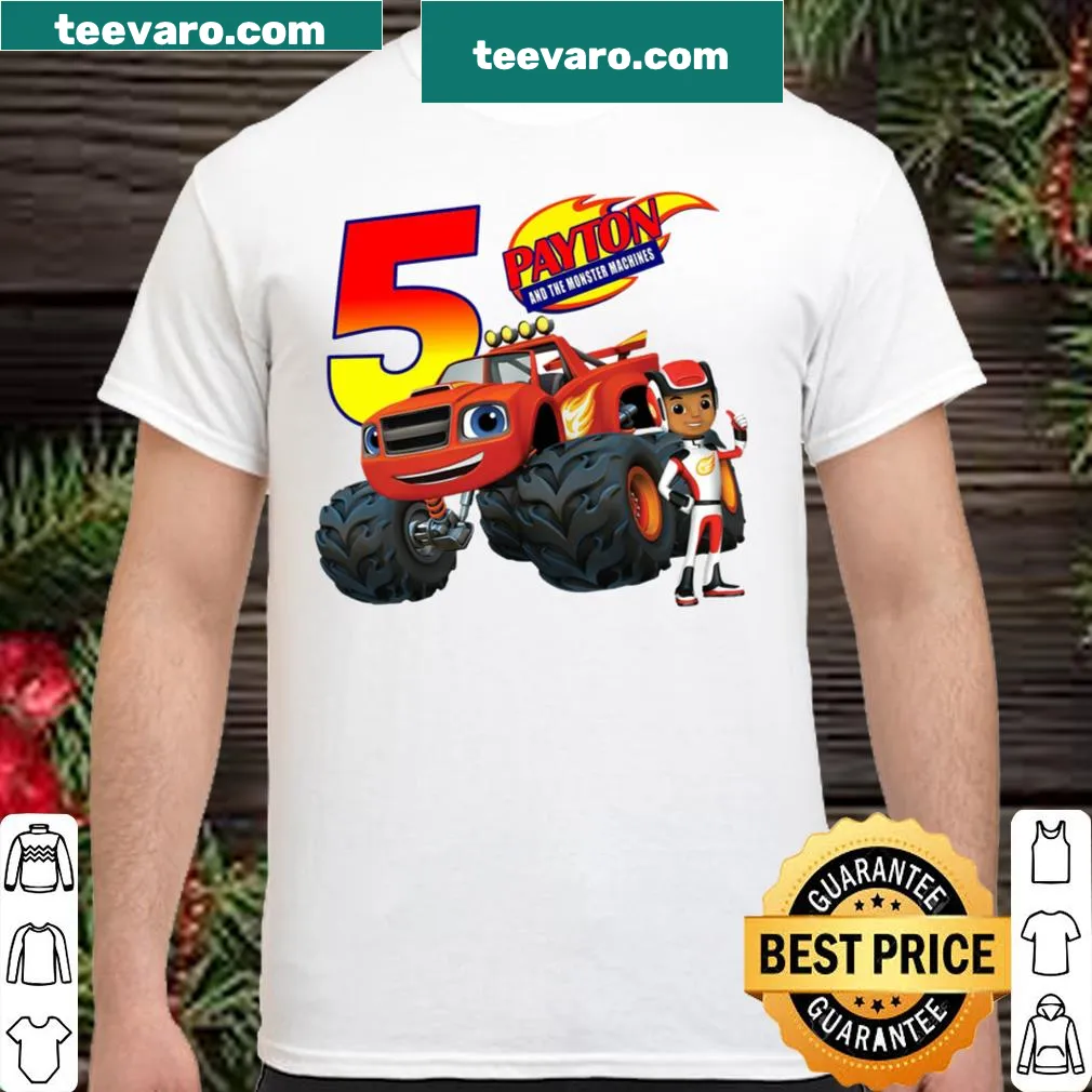 Birthday shirt featuring Blaze and the Monster Machines