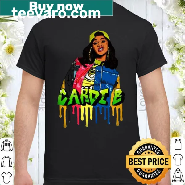 Tribute shirt featuring Cardi B's name and titles