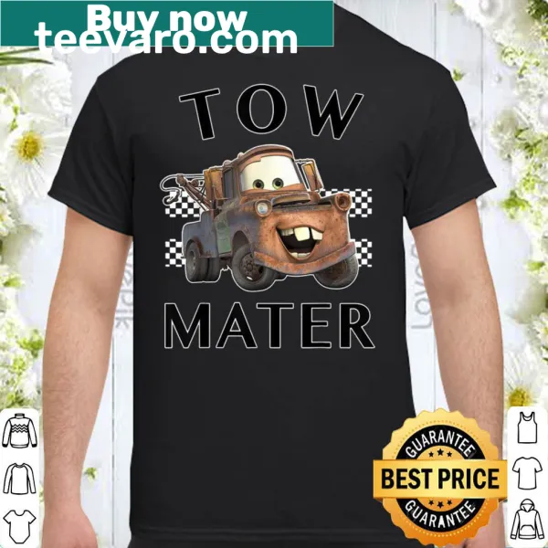 Cartoon Cars-themed shirt featuring McQueen and Tow Mater