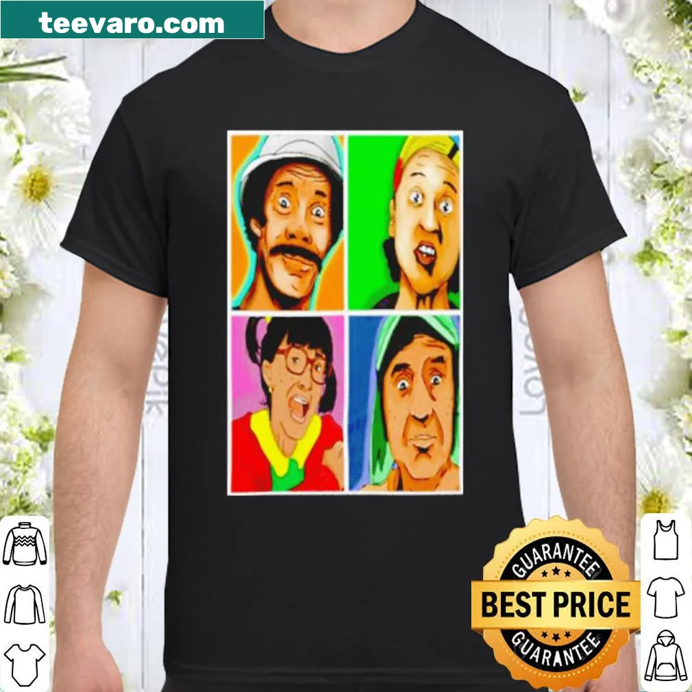 Chavo Del Ocho shirt with whimsical illustration of the character