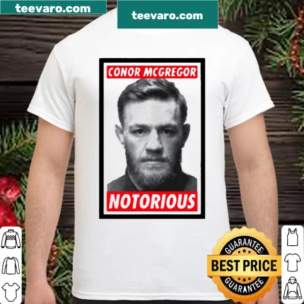 Bold typography shirt supporting Conor McGregor