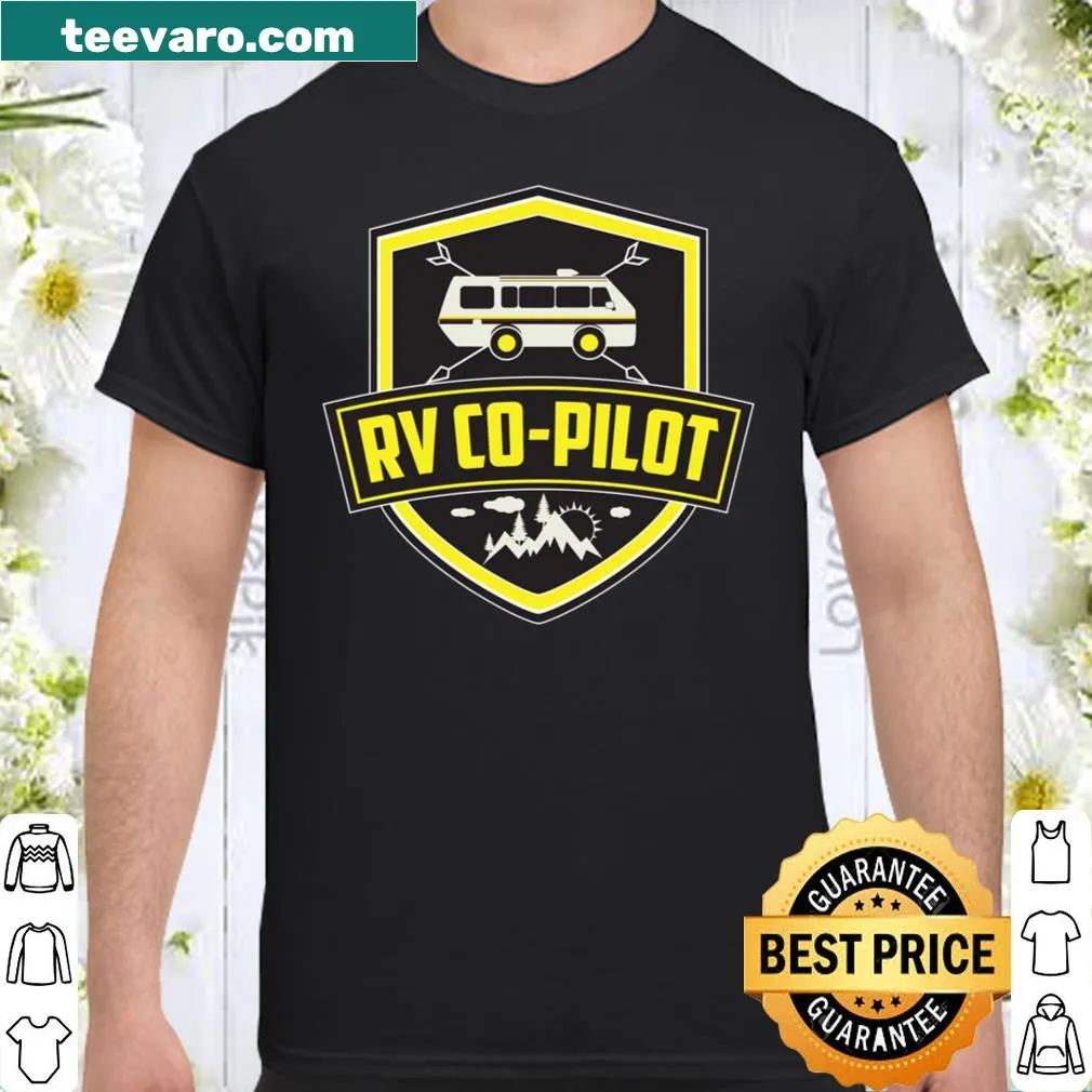 Playful 'Cool RV Co-Pilot' shirt for RV travelers