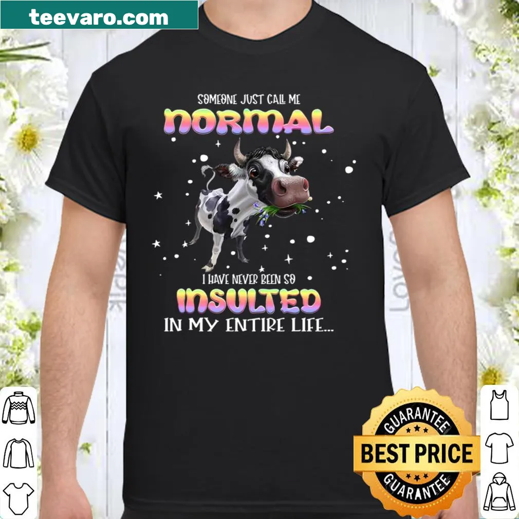 Fun t-shirt with a playful cow lover phrase