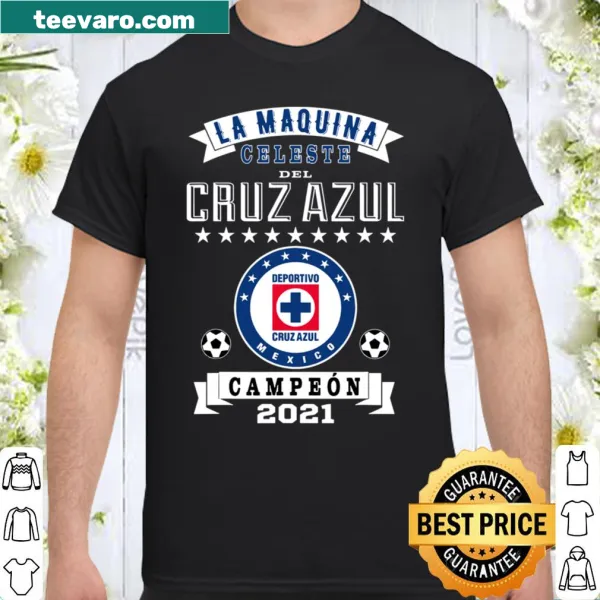 Cruz Azul Campeon T-shirt celebrating the team's victory