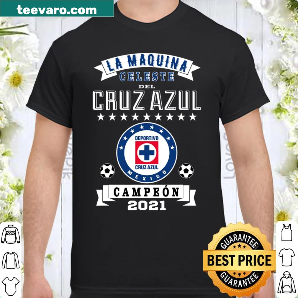 Cruz Azul Campeon T-shirt celebrating the team's victory