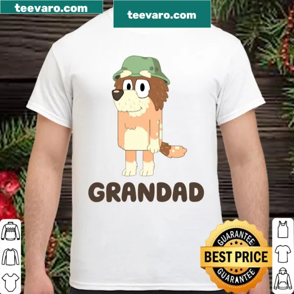 Personalized shirt with heartfelt message for grandfathers in hand-lettered design