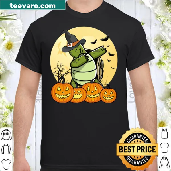 Funny dabbing tortoise shirt for Halloween