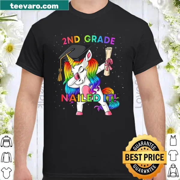 Dabbing Unicorn shirt for kids celebrating graduation