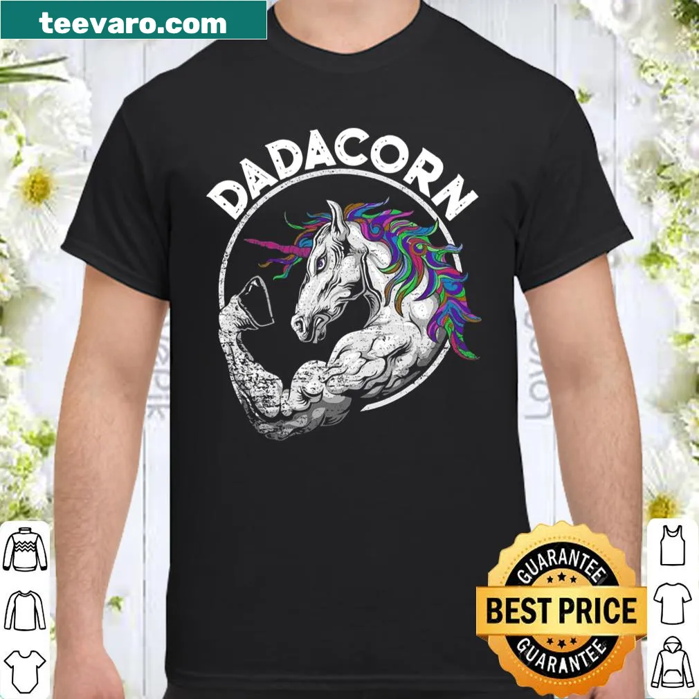 Playful Dadacorn cartoon design for Father's Day