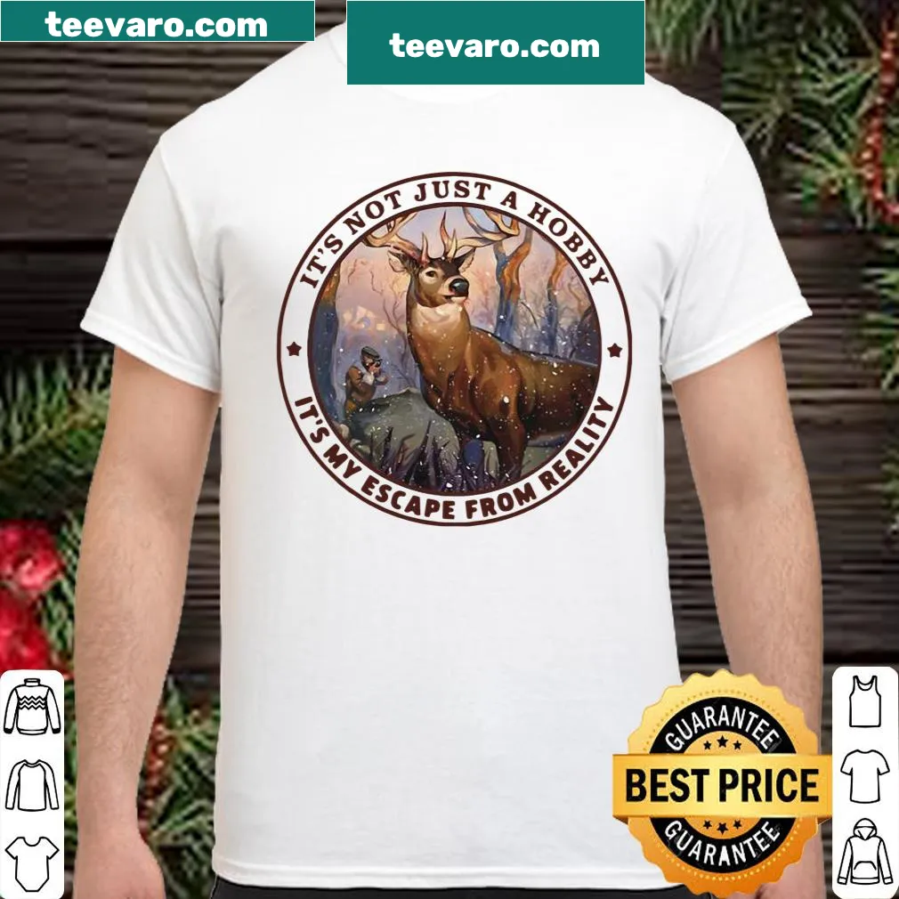 Vintage-style shirt with text It's Not Just A Hobby It's My Escape From Reality