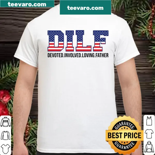 A heartfelt shirt celebrating devoted and loving fathers with a warm message.