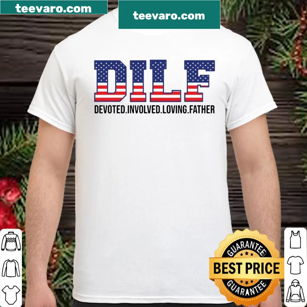 A heartfelt shirt celebrating devoted and loving fathers with a warm message.