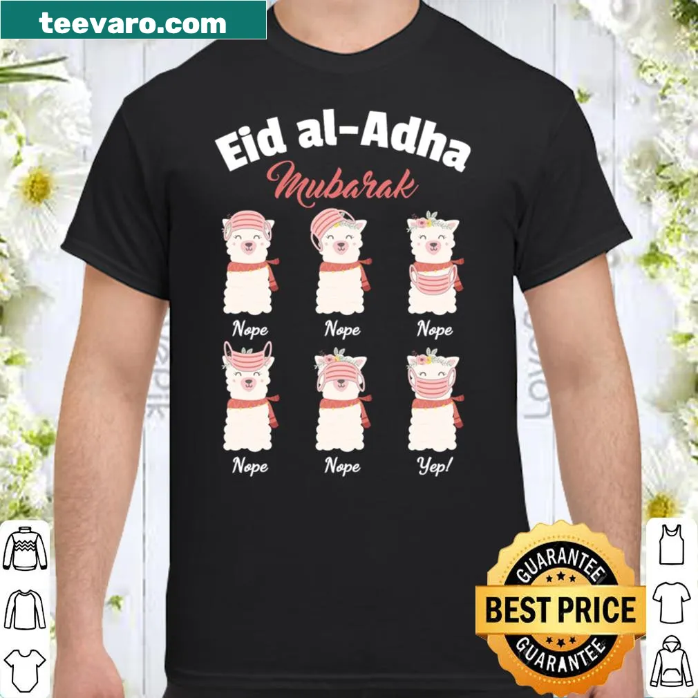 Eid Mubarak message illustrated on festive T-shirt