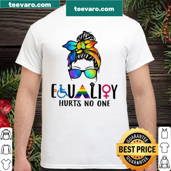 Vintage shirt with 'Equality Hurts No One' supporting LGBTQ rights and kindness