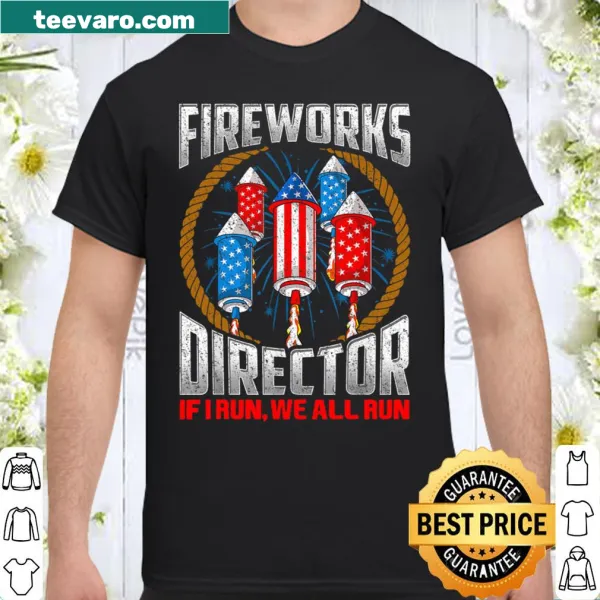 Shirt for firework technicians with a Fourth of July theme