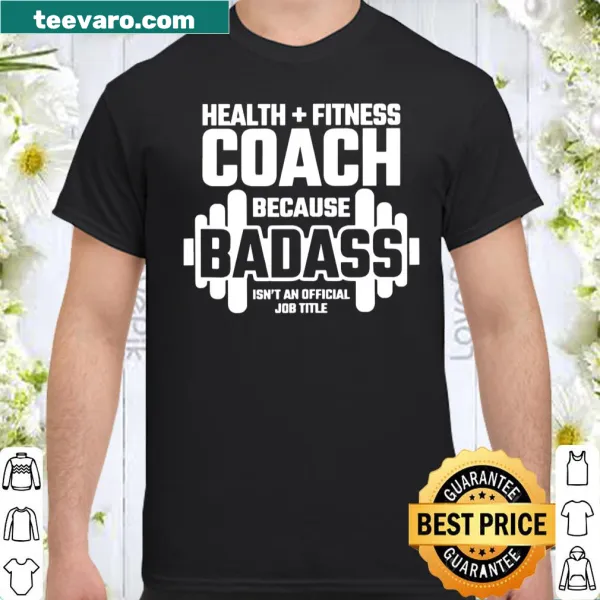 Motivational fitness instructor shirt with inspirational phrases