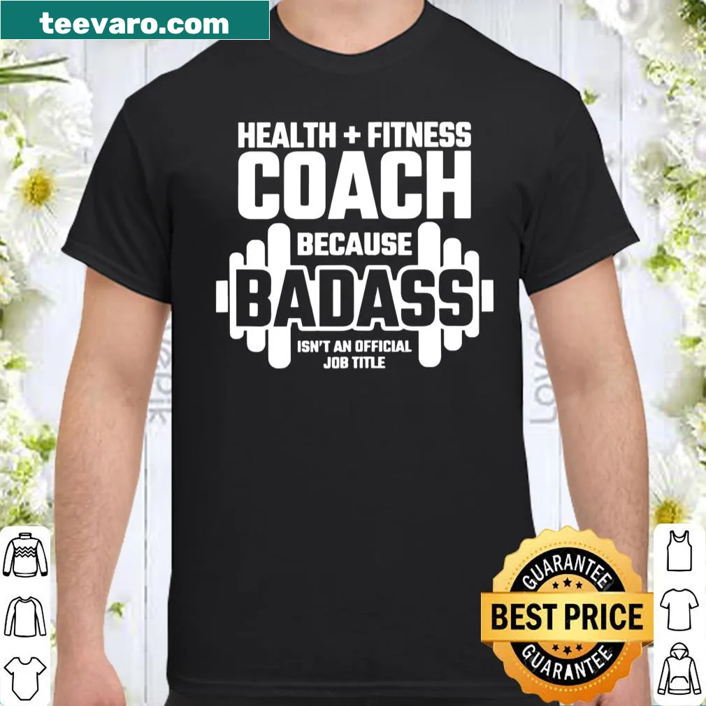 Motivational fitness instructor shirt with inspirational phrases