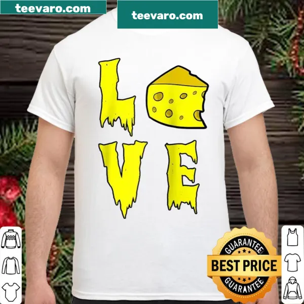 Playful shirt celebrating food with humorous text